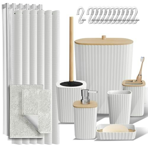 Clara Clark 22-Piece Bathroom Accessory Set: $53.53 Clara Clark 22-Piece Bathroom Accessory Set: $53.53