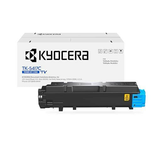 Kyocera TK-5417C Cyan Toner Cartridge: $79.80