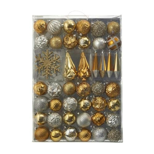 Nearly Natural Shatterproof Christmas Tree Ornament 52-Piece Set: $55.99 Nearly Natural Shatterproof Christmas Tree Ornament 52-Piece Set: $55.99