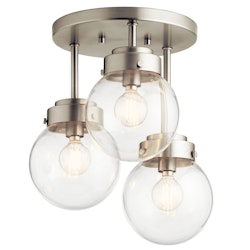 Kichler Strabo 3-Light 12" Semi-Flush Mount Light for $32 + free shipping