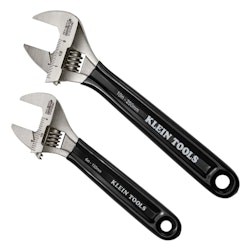 Klein Tools Blackout Extra-Capacity Adjustable Wrench 2-Piece Set for $25 + free shipping