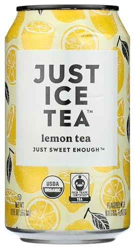 Just Ice Tea Organic Lemon Tea 12-oz. Can: $9.03 Just Ice Tea Organic Lemon Tea 12-oz. Can: $9.03