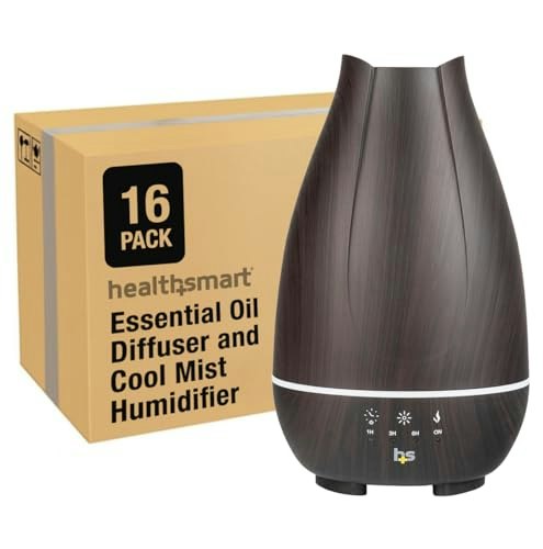 HealthSmart 500ml Aromatherapy Essential Oil Diffuser 16-Pack: $186.26