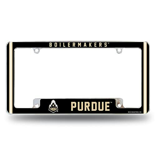Rico Industries Purdue Boilermakers 12" x 6" Chrome License Plate Frame: $17.01 Rico Industries Purdue Boilermakers 12" x 6" Chrome License Plate Frame: $17.01