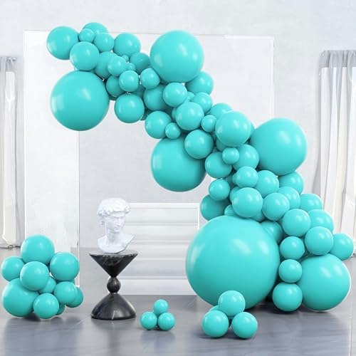 PartyWoo Teal Balloon Arch Kit 100-Pack: $9.99 PartyWoo Teal Balloon Arch Kit 100-Pack: $9.99