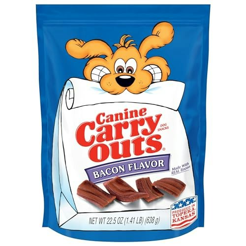 Canine Carry Outs Bacon Flavor Dog Treats 4-Pack: $18.27