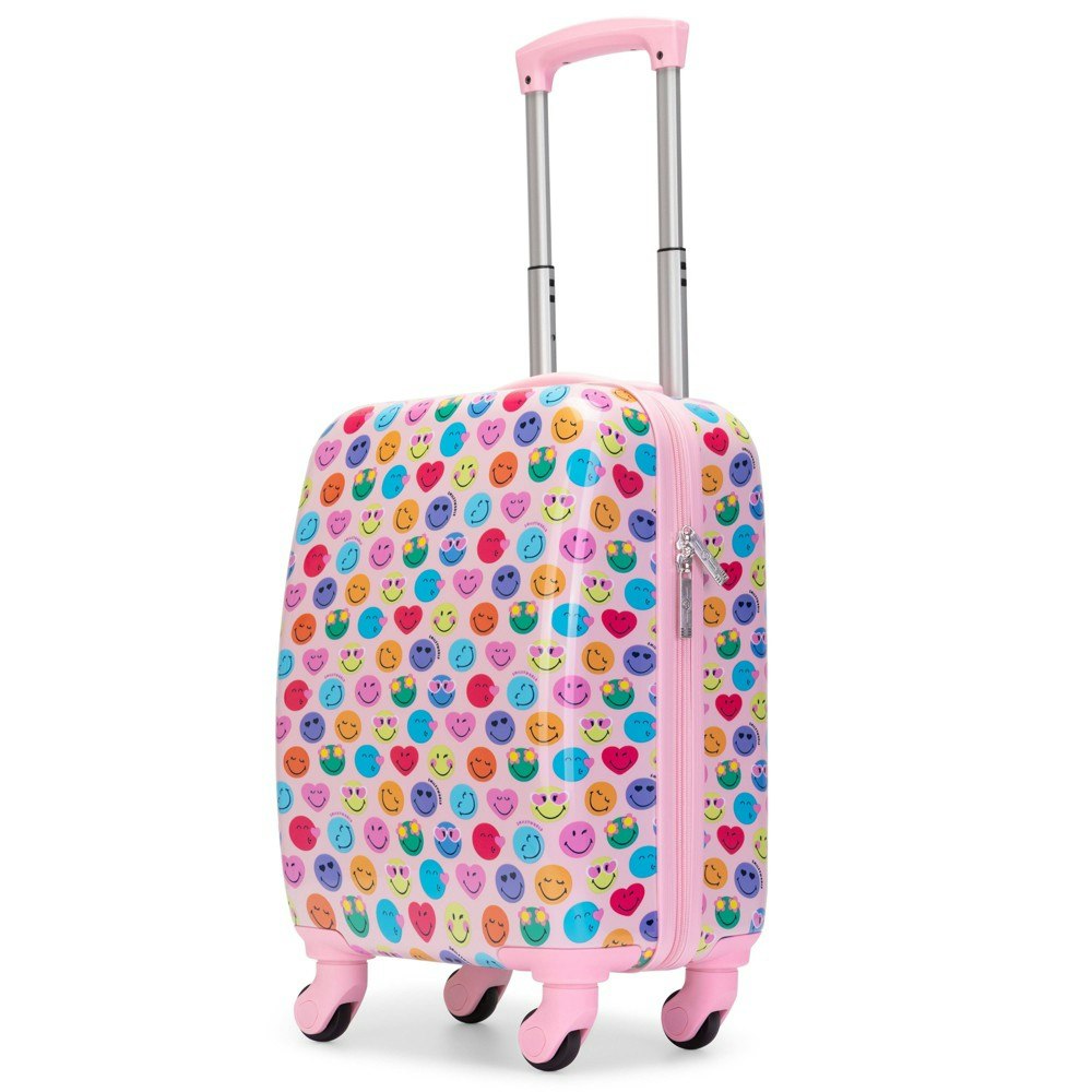 SmileyWorld Kids' Carry-On Hardside Suitcase: $49.99 SmileyWorld Kids' Carry-On Hardside Suitcase: $49.99