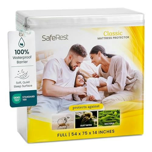 SafeRest Full Size Waterproof Mattress Protector: $18.89 SafeRest Full Size Waterproof Mattress Protector: $18.89