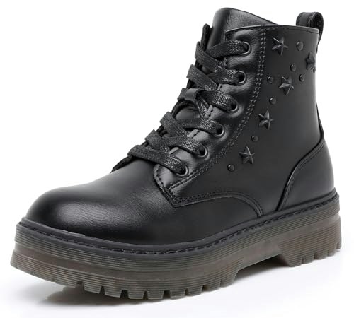 Apakowa Girls Platform Combat Boots: $28.49 Apakowa Girls Platform Combat Boots: $28.49