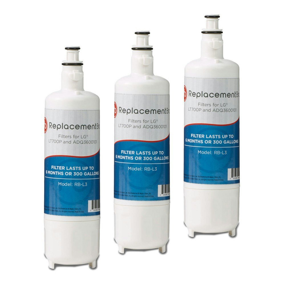 Replacement LG LT700P Refrigerator Water Filter 3-Pack: $44.99