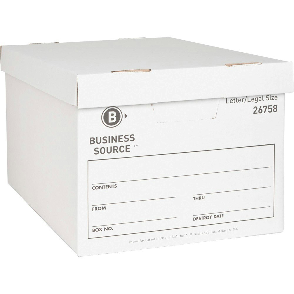 Business Source Heavy Duty Lift-Off Lid Storage Box: $61.99
