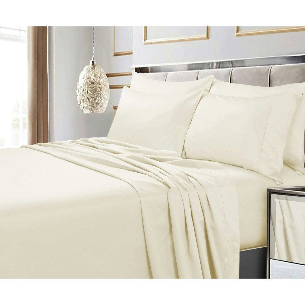 Tribeca Living California King 600 Thread Count 6-Piece Sateen Sheet Set: $94.99 Tribeca Living California King 600 Thread Count 6-Piece Sateen Sheet Set: $94.99