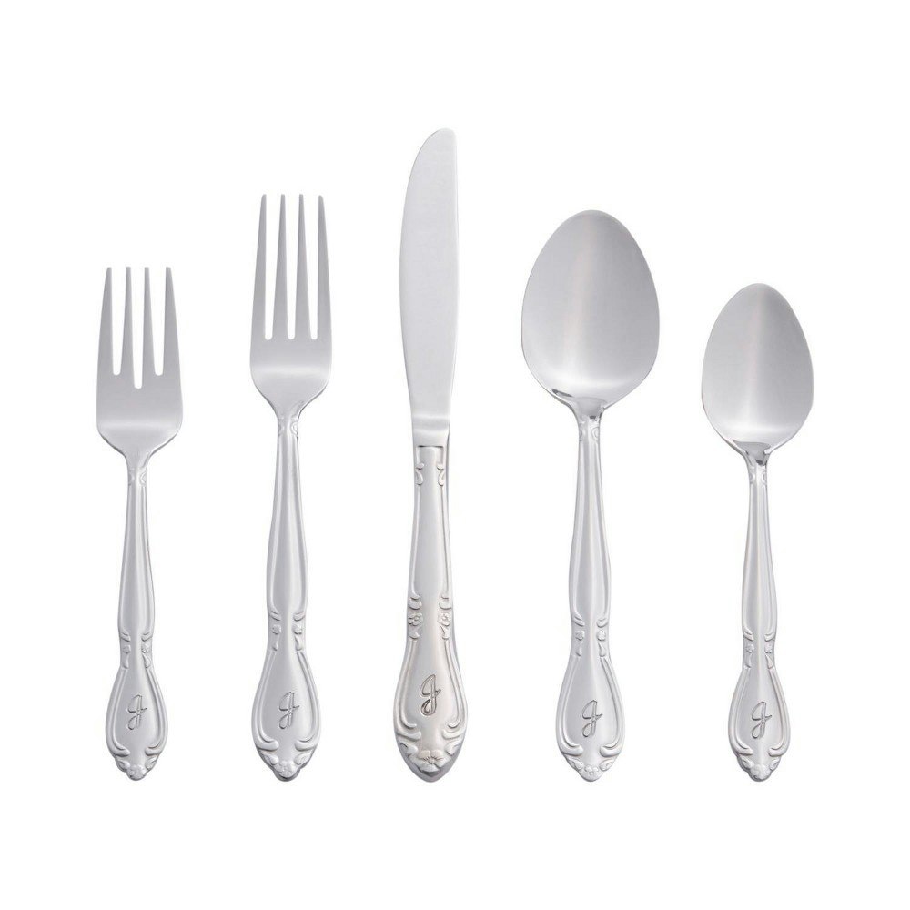 RiverRidge Rose 46-Piece Stainless Steel Flatware Set: $47.99 RiverRidge Rose 46-Piece Stainless Steel Flatware Set: $47.99