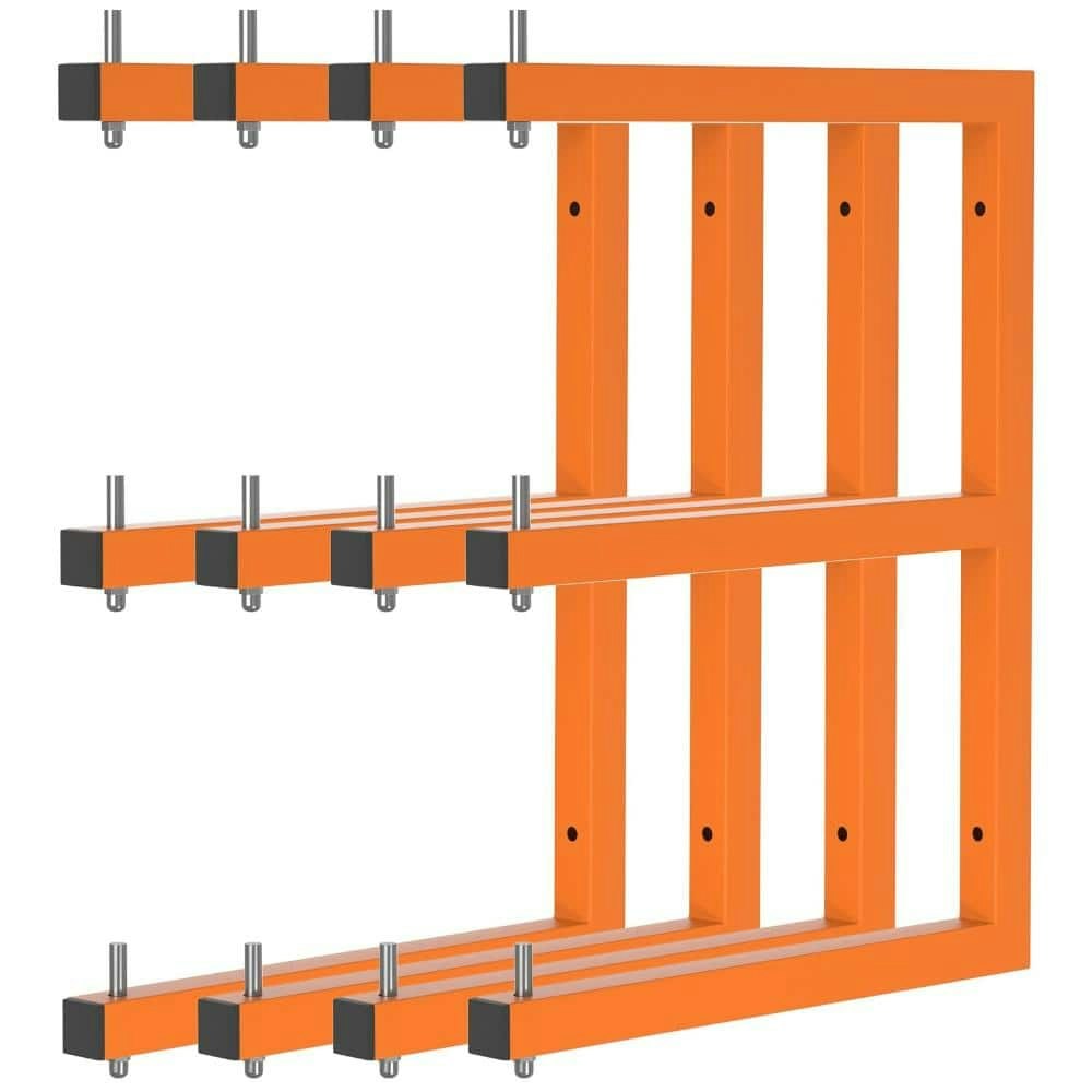 Wall Mounted 6-Level Lumber Storage Rack 4-Pack: $118.70