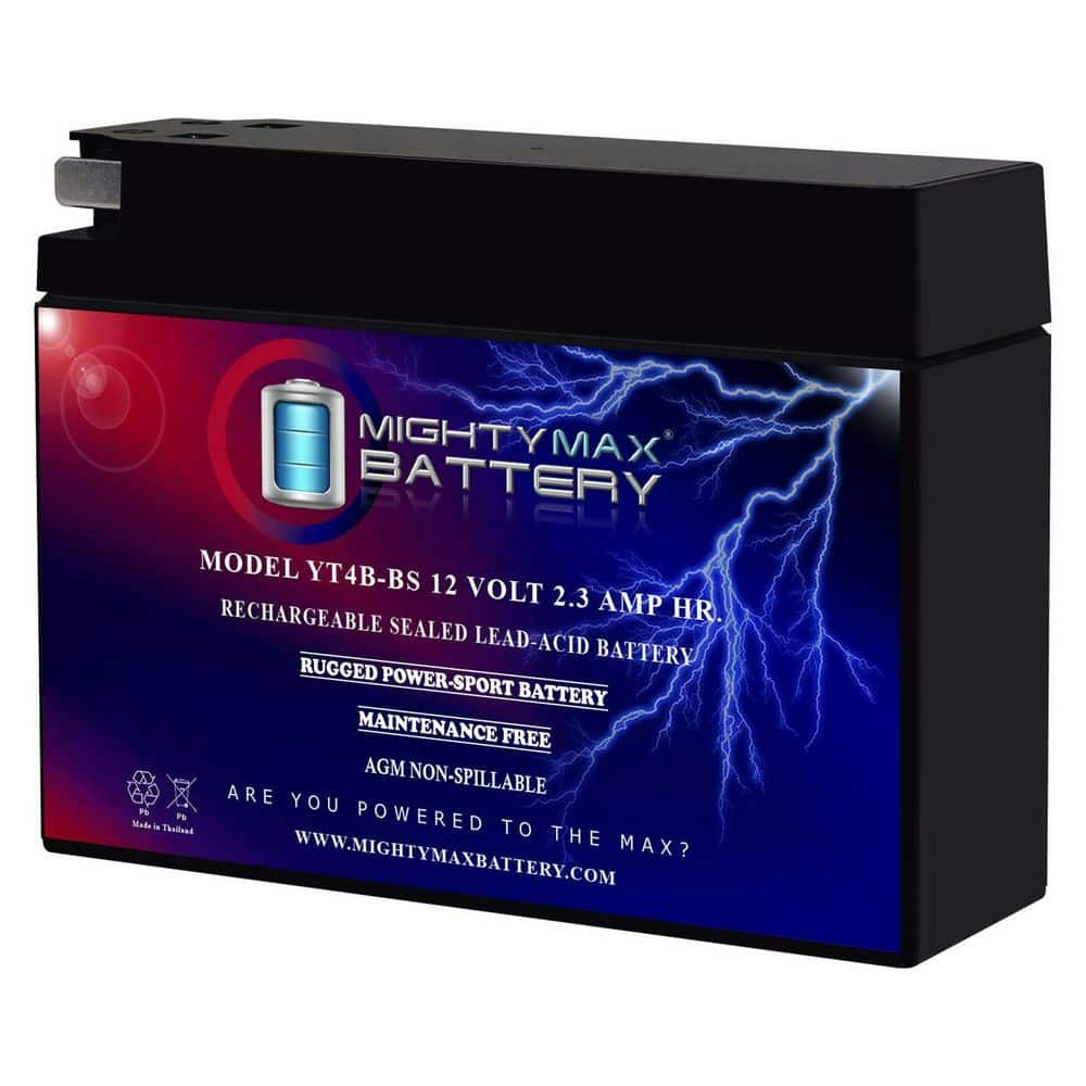 12V 2.3Ah AGM Battery Replacement for Yamaha and Suzuki Motorcycles: $19.99