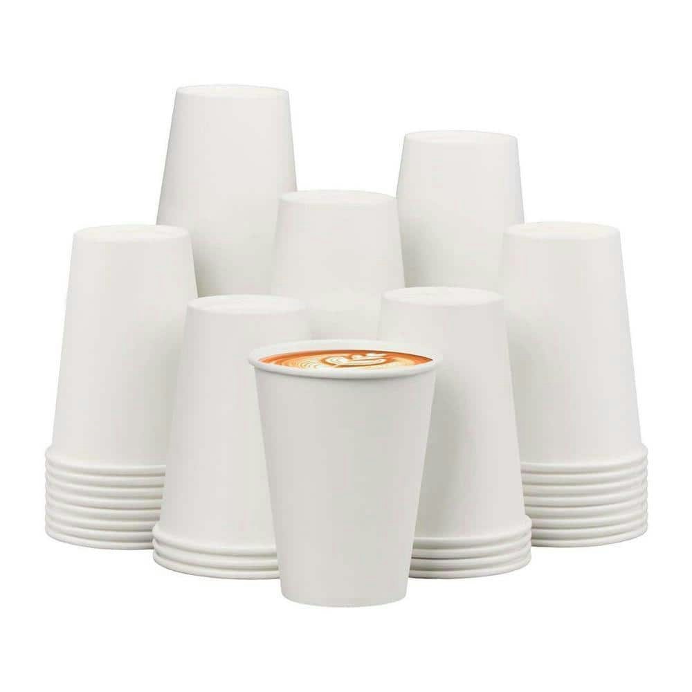 White 12-oz. Disposable Paper Cups 300-Pack: $95.72