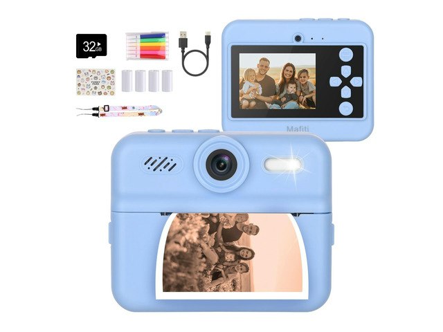 Kids 48MP 1080p Instant Print Digital Camera with 32GB TF Card: $32.99 Kids 48MP 1080p Instant Print Digital Camera with 32GB TF Card: $32.99