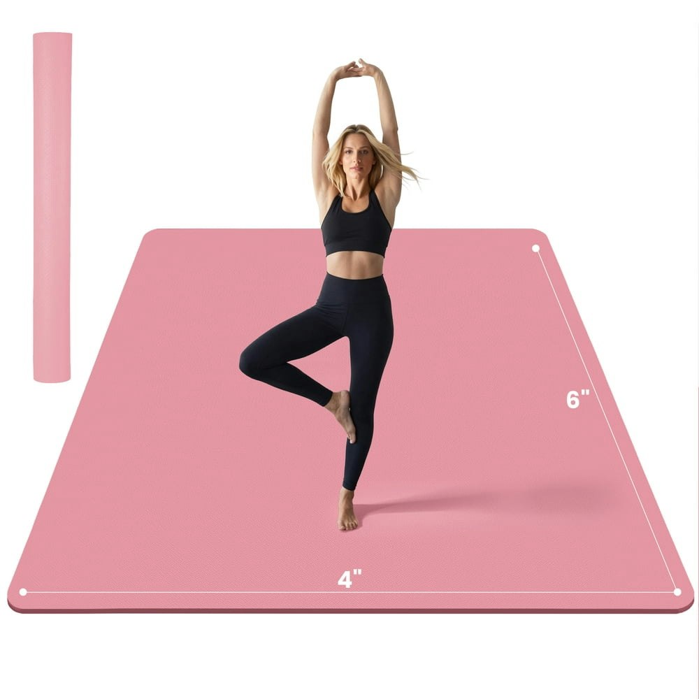 72" x 48" Extra-Wide Non-Slip Yoga Mat: $39.98 72" x 48" Extra-Wide Non-Slip Yoga Mat: $39.98