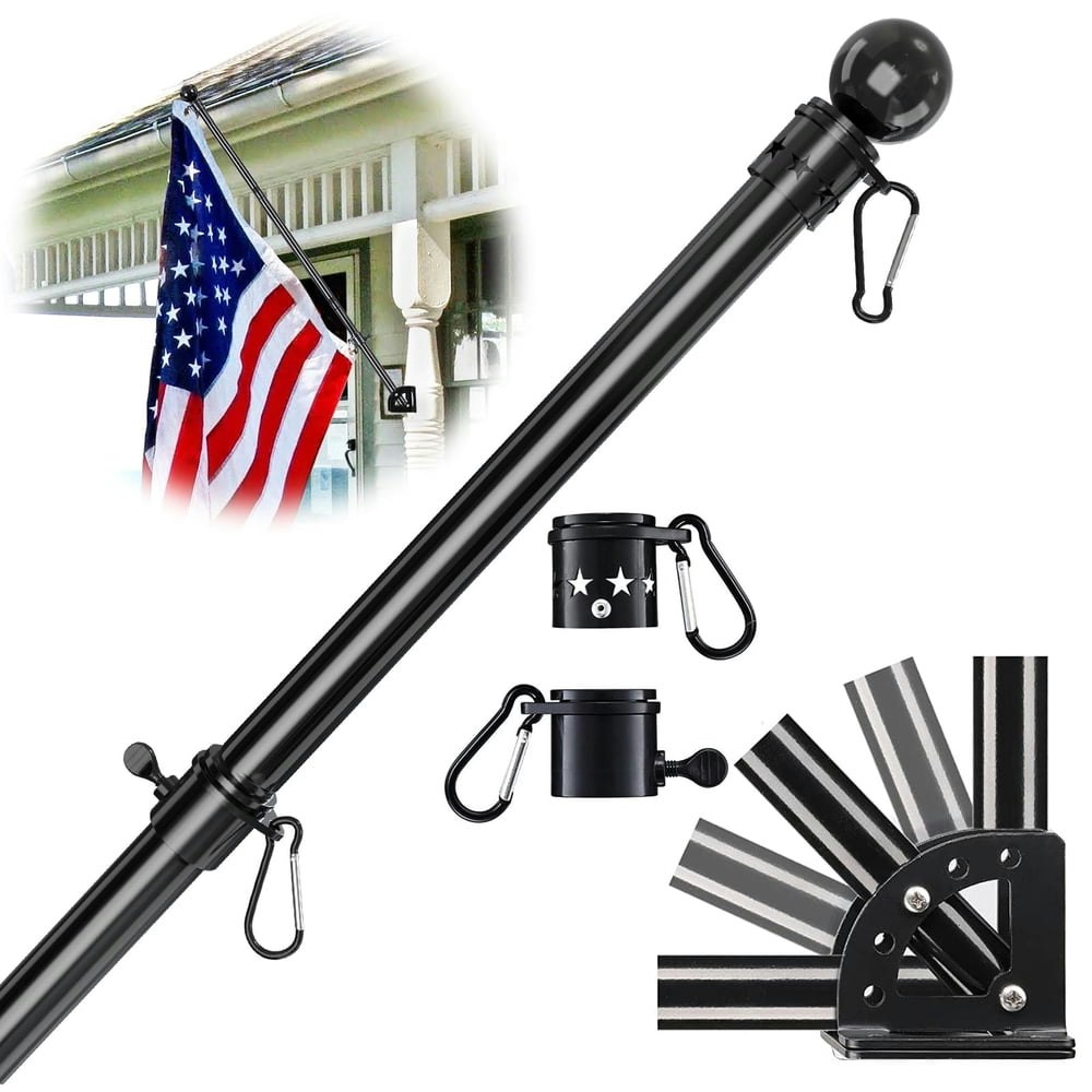 6-Foot Heavy Duty Tangle-Free Flag Pole Kit: $16.19 6-Foot Heavy Duty Tangle-Free Flag Pole Kit: $16.19