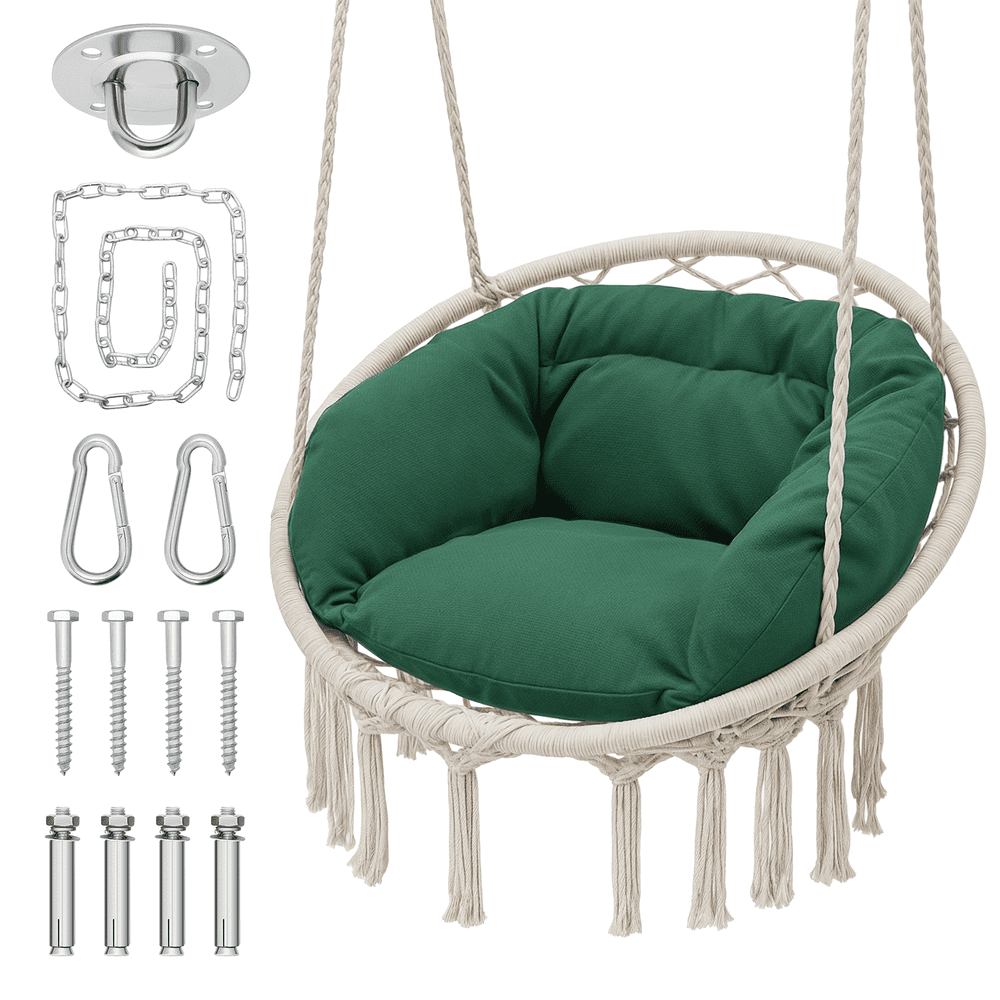 MoNiBloom Macrame Hanging Hammock Chair: $60.29