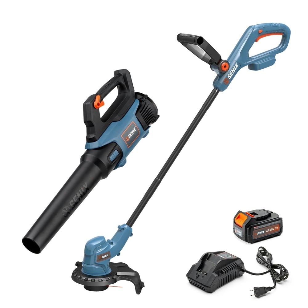 Senix 20V 10-Inch String Trimmer and Leaf Blower 2-Tool Combo Kit: $99.99 Senix 20V 10-Inch String Trimmer and Leaf Blower 2-Tool Combo Kit: $99.99