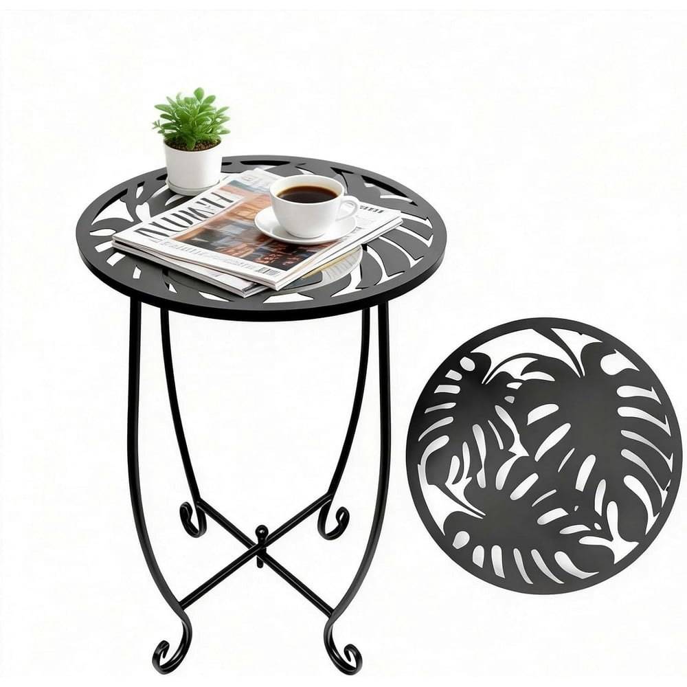 Rekopi Round Metal Side Table: $13.59 Rekopi Round Metal Side Table: $13.59