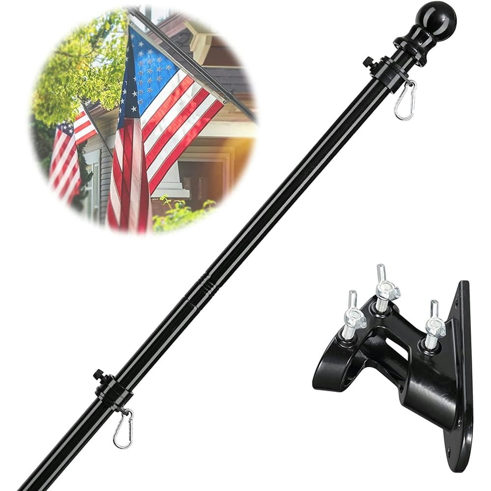 Derofit 5-Foot American Flag Pole with Bracket: $14.77 Derofit 5-Foot American Flag Pole with Bracket: $14.77