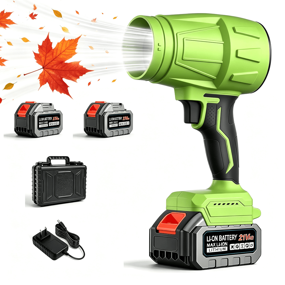 FPCYCG 21V Cordless Electric Leaf Blower with 2 Batteries: $37.99