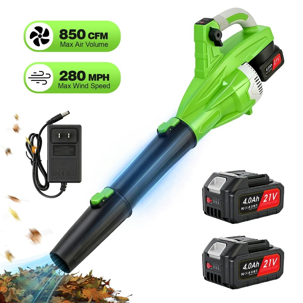 Cordless Leaf Blower 2-Battery Kit: $65.68 Cordless Leaf Blower 2-Battery Kit: $65.68
