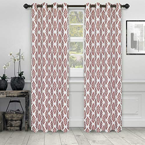 Venetian Damask Jacquard Embroidered Curtains 2-Pack: $29.99 Venetian Damask Jacquard Embroidered Curtains 2-Pack: $29.99