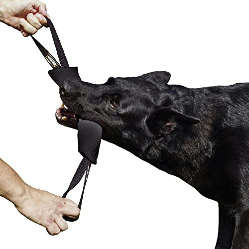 Dingo Gear French Linen Dog Tug Toy with Handles: $22 Dingo Gear French Linen Dog Tug Toy with Handles: $22