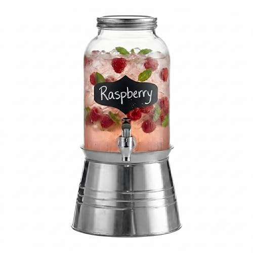 Style Setter 1-Gallon Glass Beverage Dispenser with Stand and Blackboard: $29.99 Style Setter 1-Gallon Glass Beverage Dispenser with Stand and Blackboard: $29.99