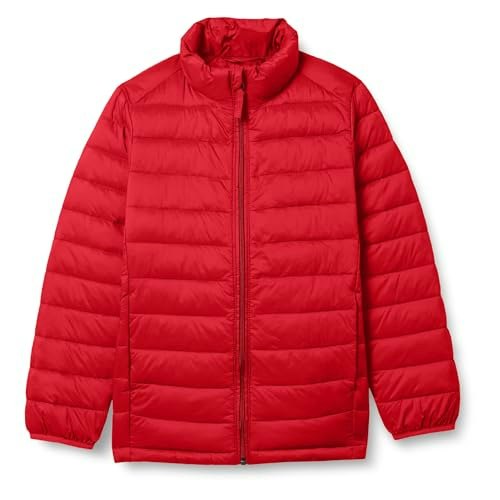 Amazon Essentials Boys' Lightweight Water-Resistant Packable Puffer Jacket: $28.40