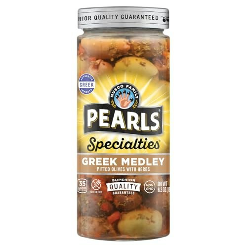 Pearls Specialties Greek Medley Pitted Olives 6.3-oz Jar 6-Pack: $25.62 Pearls Specialties Greek Medley Pitted Olives 6.3-oz Jar 6-Pack: $25.62