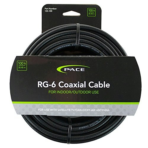 Pace International RG-6 Coaxial Cable 100-Foot: $27.91 Pace International RG-6 Coaxial Cable 100-Foot: $27.91