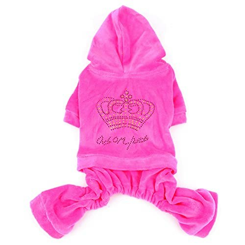 Smalllee Lucky Store Pet Crown Velvet Jumpsuit: $15.99 Smalllee Lucky Store Pet Crown Velvet Jumpsuit: $15.99