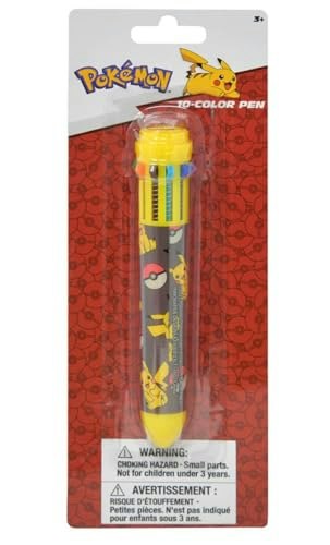 Pokemon Pikachu 10-in-1 Multicolor Retractable Pen: $6.50