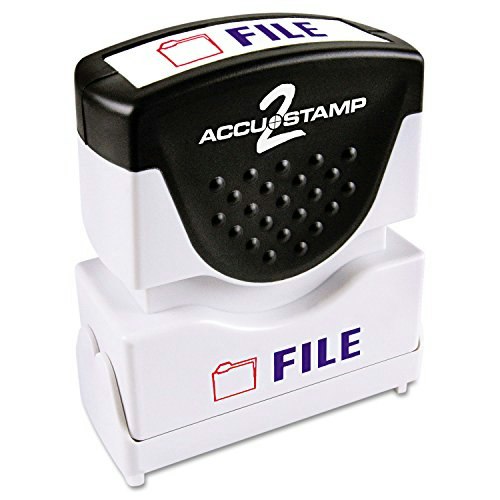 Accu-Stamp 2-Color File Message Stamp: $10