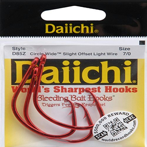 Daiichi D85Z 7/0 Circle Chunk Wide Hook: $3.69 Daiichi D85Z 7/0 Circle Chunk Wide Hook: $3.69
