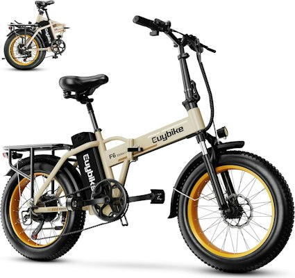 Euybike 20" Fat Tire Foldable Electric Bike for $565 + free shipping
