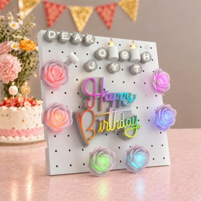 Light Up Birthday Letter Sign Set for $70 + free shipping