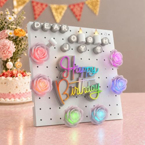 Aeslit Light Up Birthday Letter Sign Set: $146.29