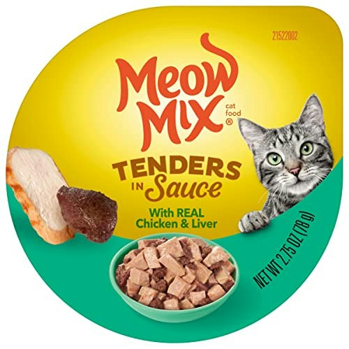 Meow Mix Market Select Real Chicken and Liver Cat Food 2.75-oz.: $10.94 Meow Mix Market Select Real Chicken and Liver Cat Food 2.75-oz.: $10.94