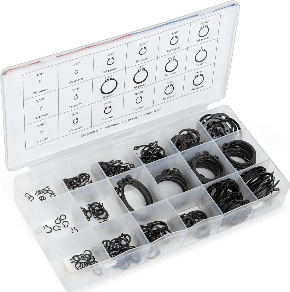 Neiko 300-Piece Snap Ring Assortment Set: $7.99