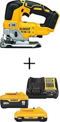 DeWalt 20V Max XR Brushless Cordless Jigsaw w/ 6.0 Ah & 4.0 Ah Starter Kit for $199 + free shipping