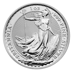 Royal Mint 1-oz. Silver Britannia Coin for $65 + free shipping w/ $35