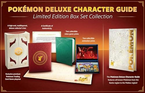 Pokémon Deluxe Character Guide Limited Edition Box Set: $166.36