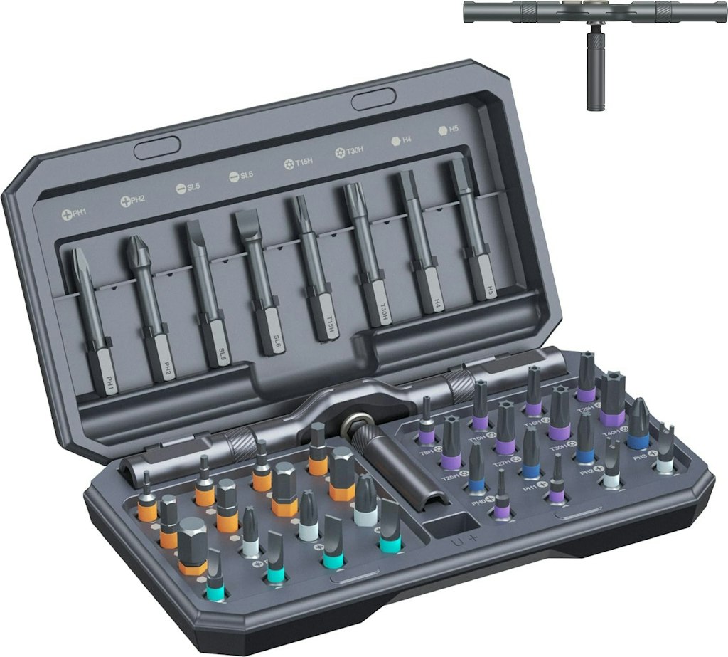 Oria 42-in-1 Magnetic Ratchet Screwdriver Set: $9.94