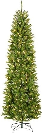 National Tree Company Kingswood Fir Slim 7.5-Foot Pre-Lit Artificial Christmas Tree: $40 National Tree Company Kingswood Fir Slim 7.5-Foot Pre-Lit Artificial Christmas Tree: $40