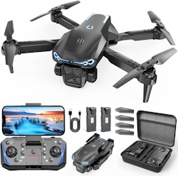 1080P Foldable Drone for Beginners w/ One-Key Takeoff, 360° Flip, and Gesture Selfie for $22 + free shipping w/ Prime